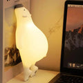 LED Cute Sheep Night Light USB Silicone Night Lamp Rechargeable Touch Sensor Nightlight Panda Rabbit Lamp for Kids Bedroom Decor