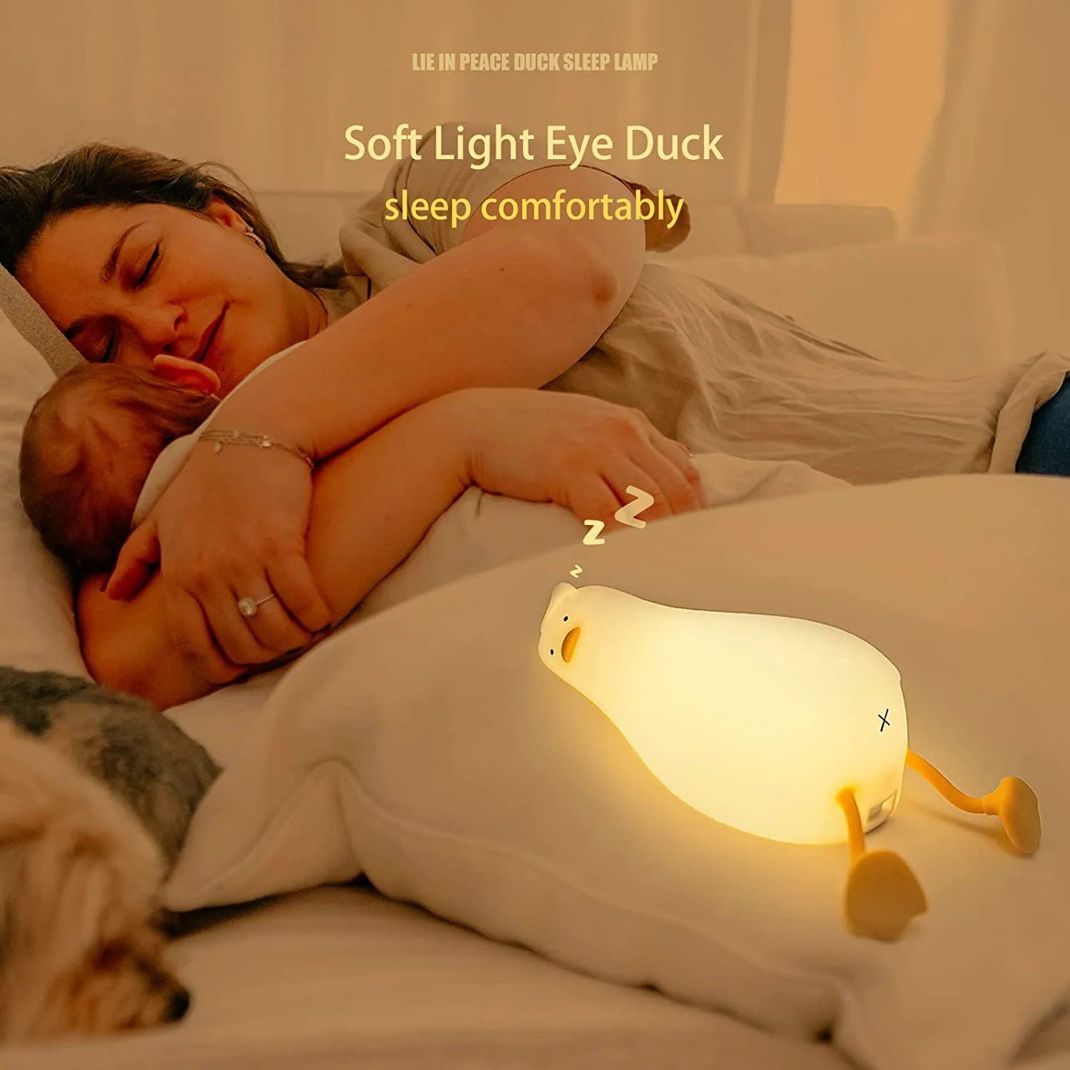 Lying Down Duck LED Night Light