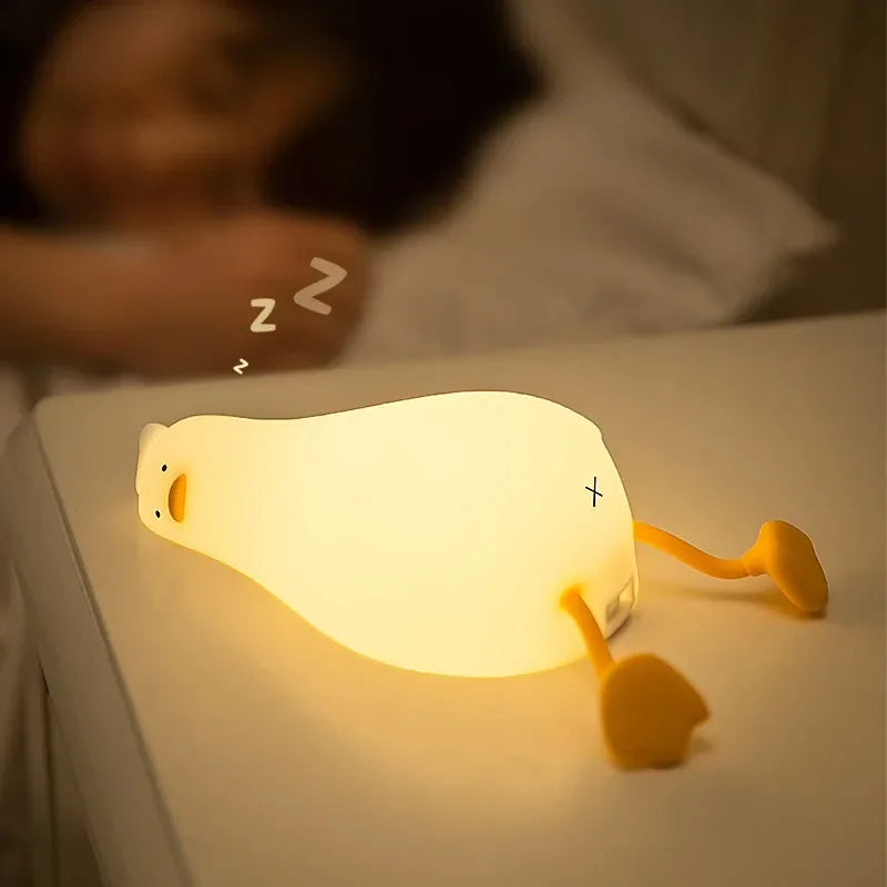Lying Down Duck Night Light