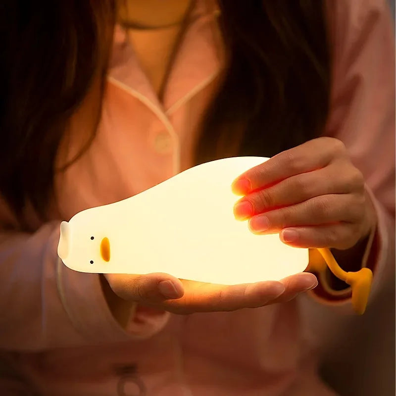 Lying Down Duck Night Light