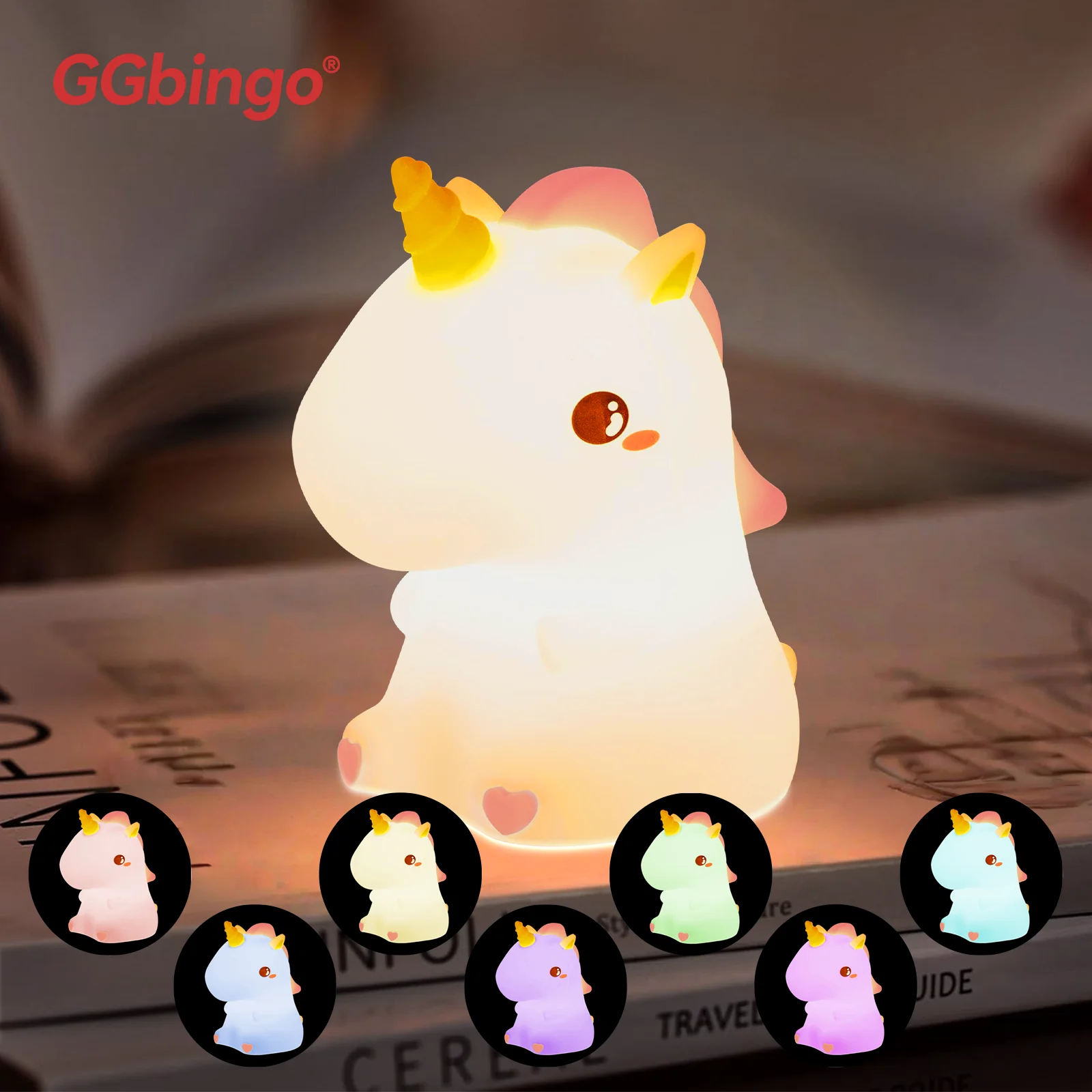 Cute Unicorn Night Light