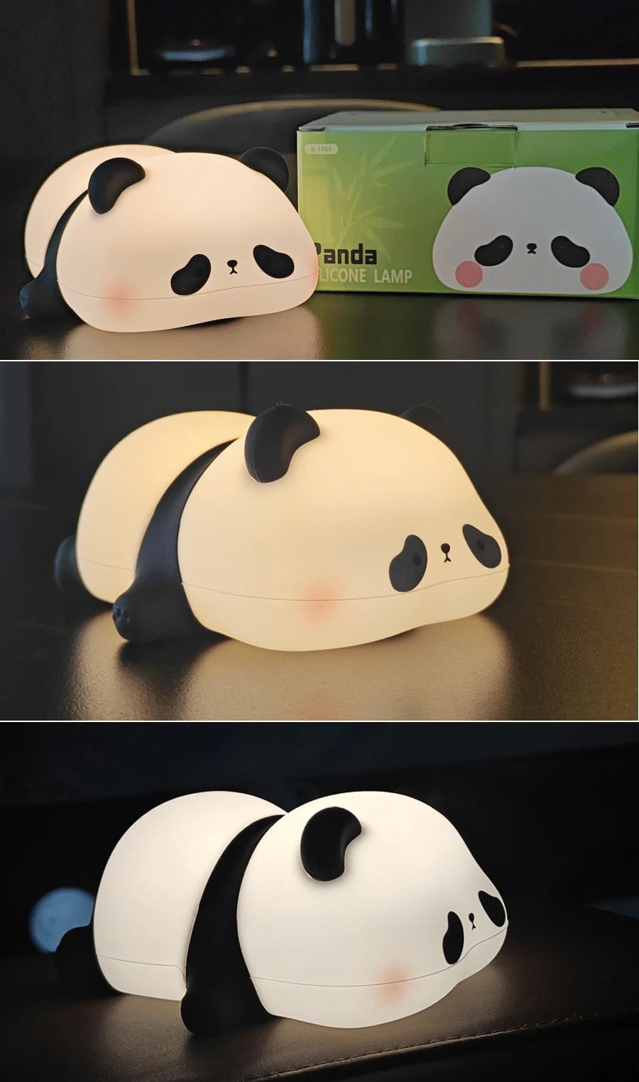 Lying Down Panda Night Light