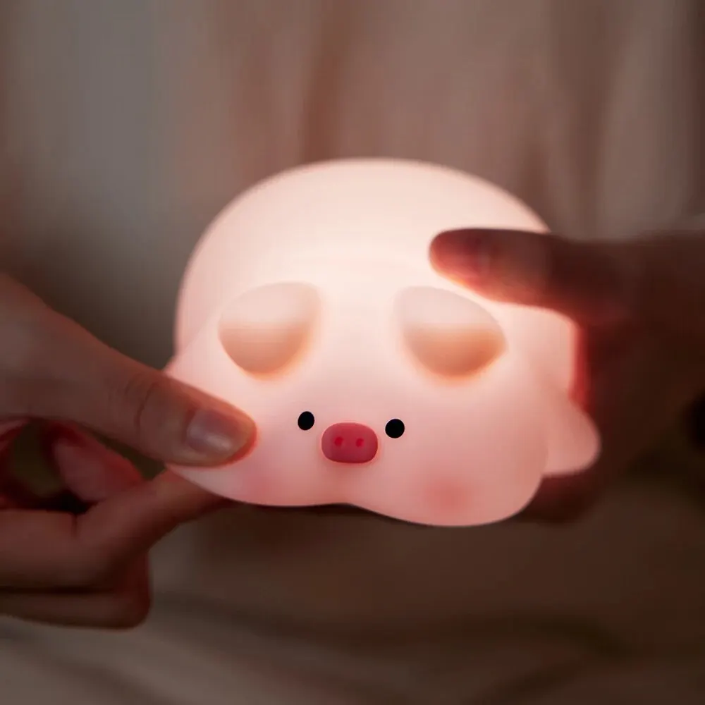 Lying Down Pig LED Night Light