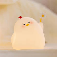 Chicken With a Flower Led Night Light